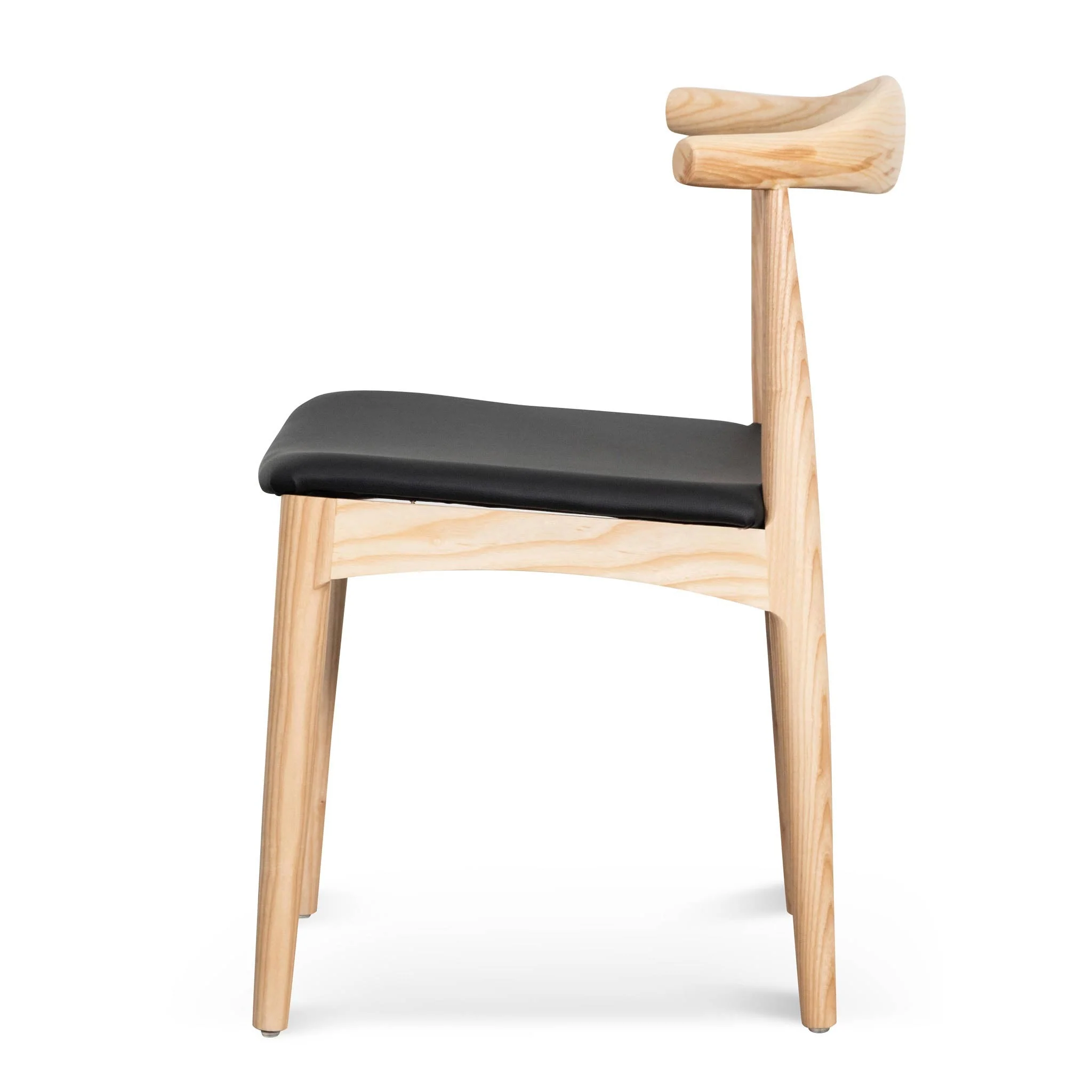 CDC179 Elbow Dining Chair - Natural Ash (Set of 2) - Image 3