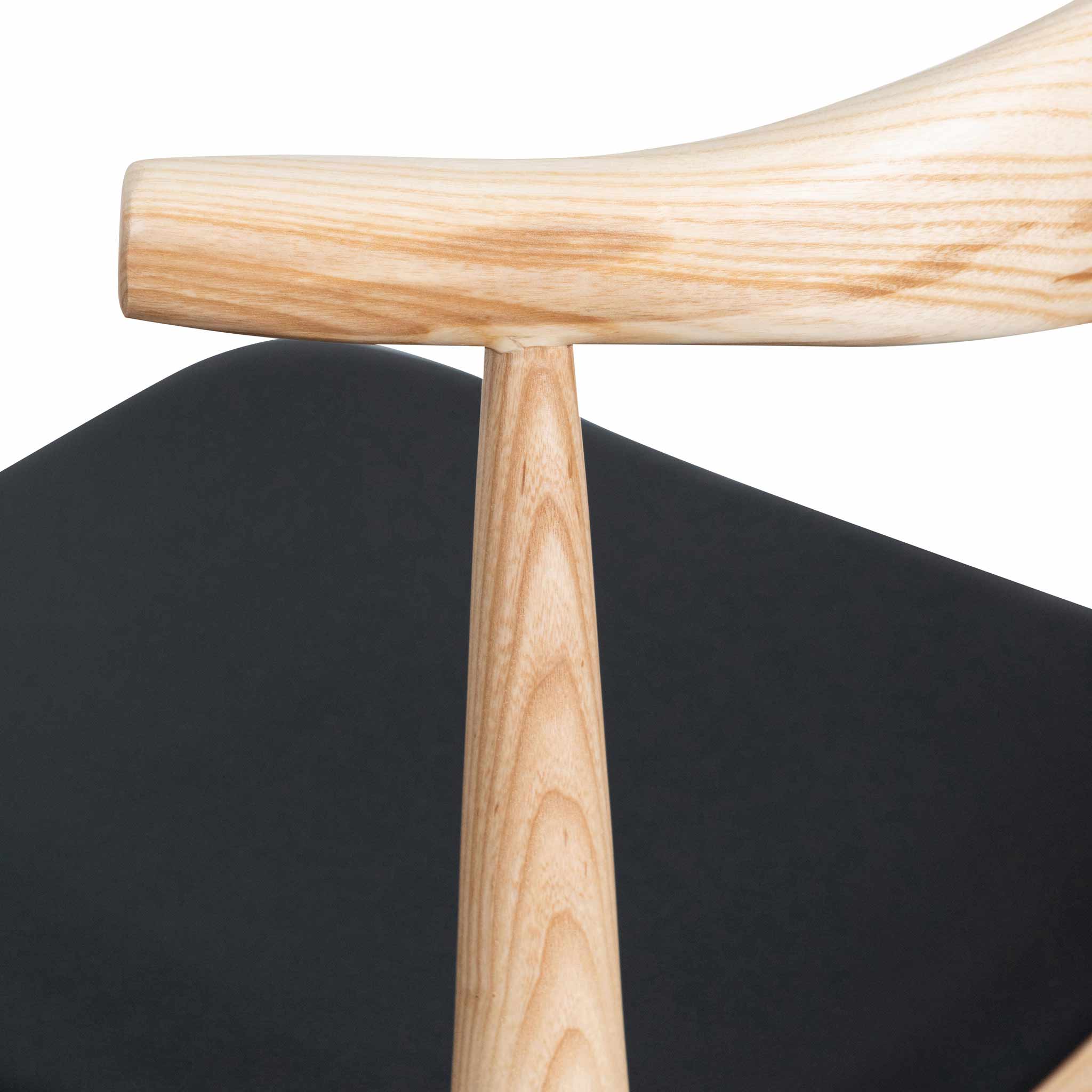 CDC179 Elbow Dining Chair - Natural Ash (Set of 2) - Image 7