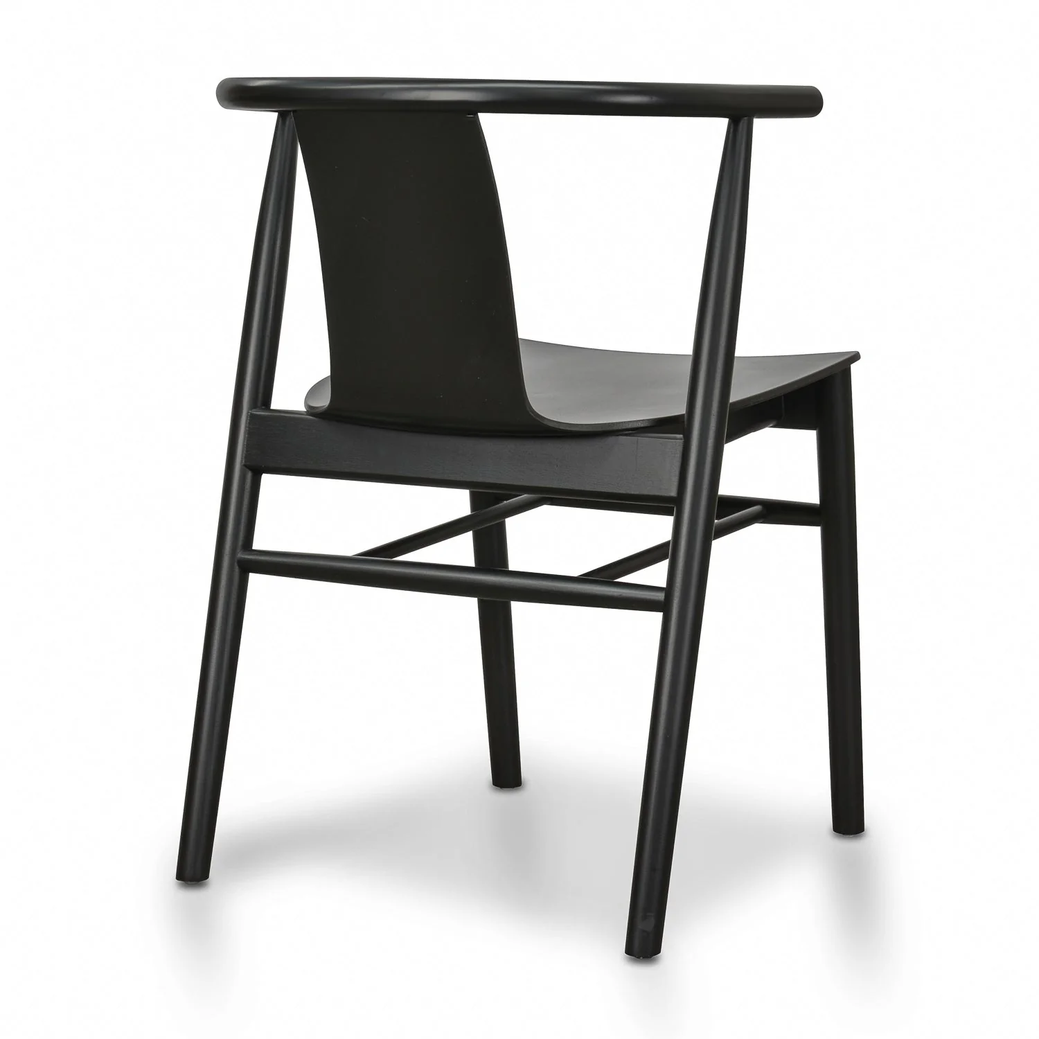 CDC673-SD Dining Chair - Black Shell - Black Seat (Set of 2) - Image 4