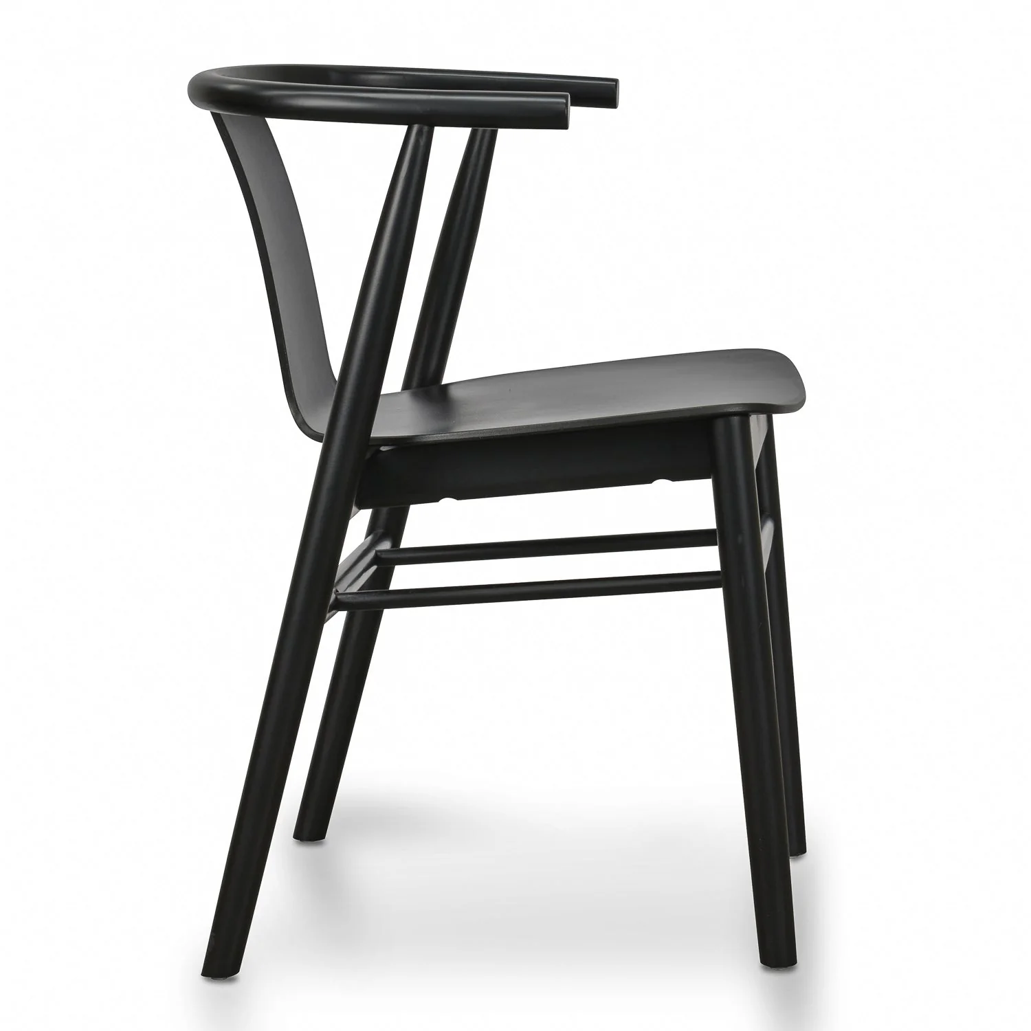 CDC673-SD Dining Chair - Black Shell - Black Seat (Set of 2) - Image 5