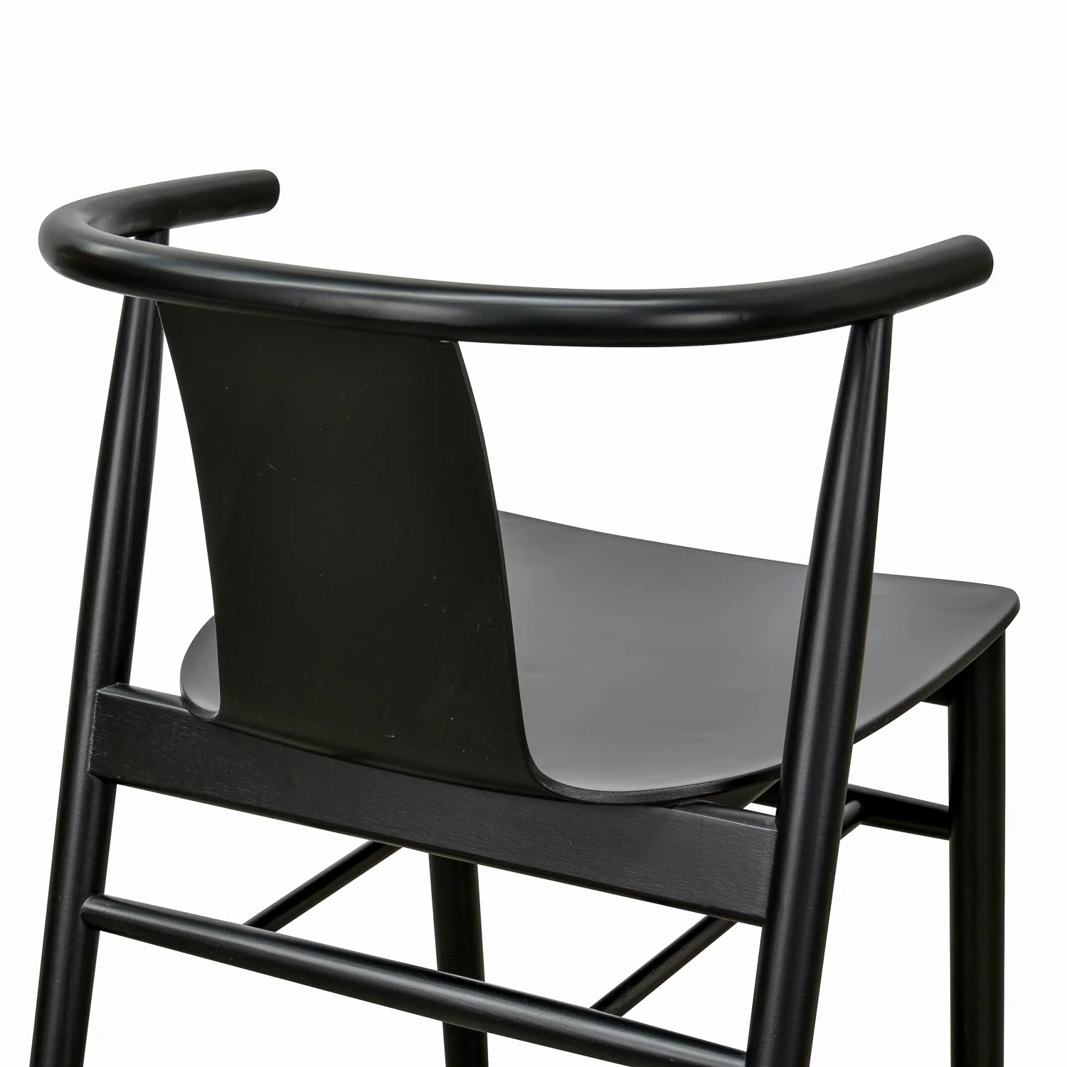 CDC673-SD Dining Chair - Black Shell - Black Seat (Set of 2) - Image 7