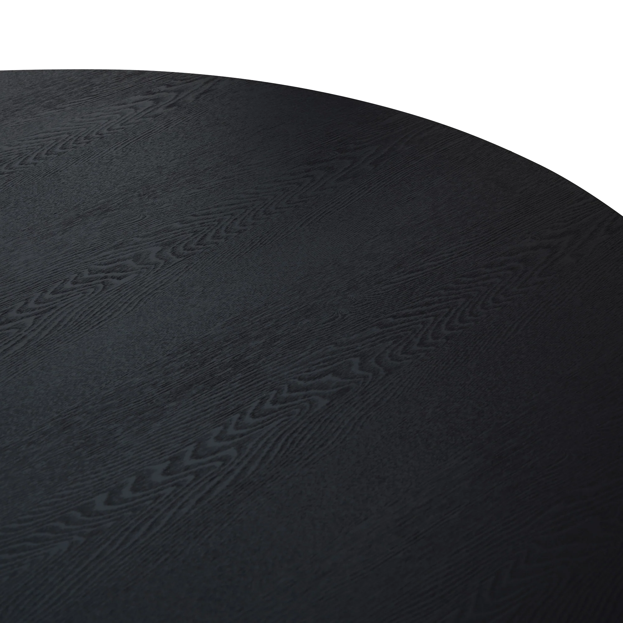 CDT6127-SD 1.2m Veneer Wooden Dining Table - Full Black - Image 5
