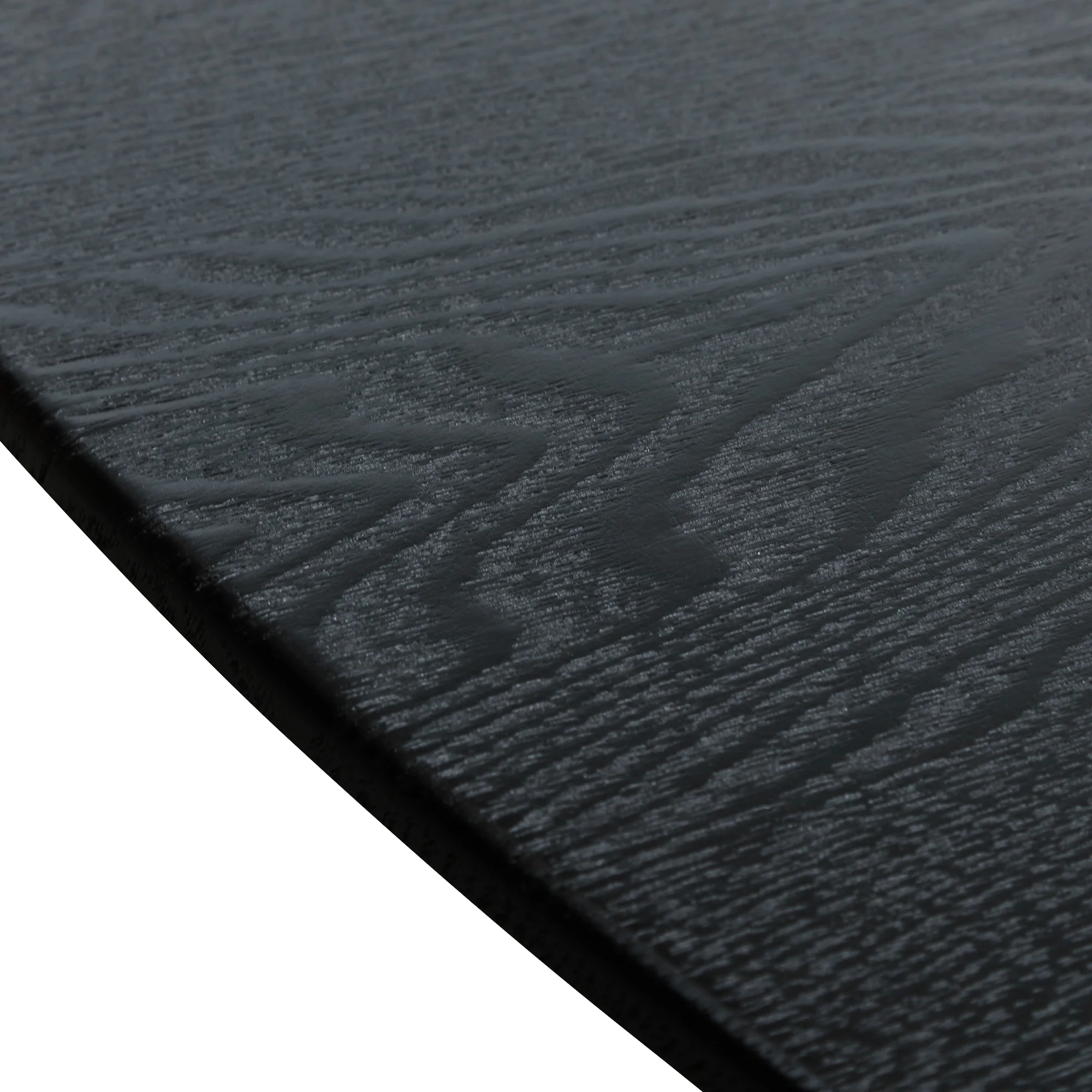 CDT6127-SD 1.2m Veneer Wooden Dining Table - Full Black - Image 6