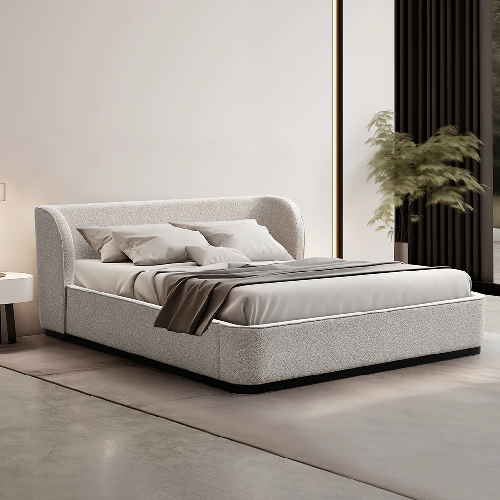 Ex Display - CBD8760-MI Queen Bed Frame - Clay Grey - Image 3
