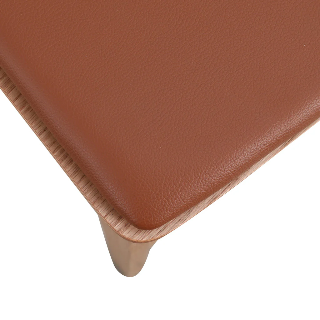Ex Display - CBS10292-SD Natural Bar Stool - Brown Seat - Image 9