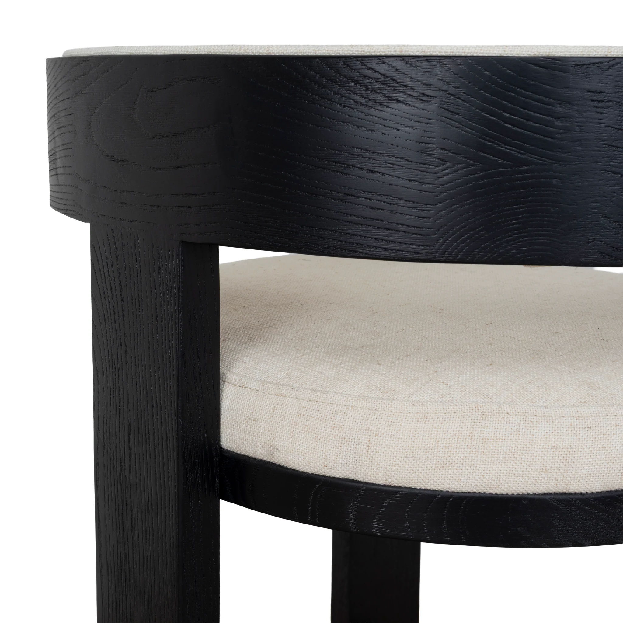 CBS10558-LJ Black ELM Barstool - Dawn Beige - Image 11