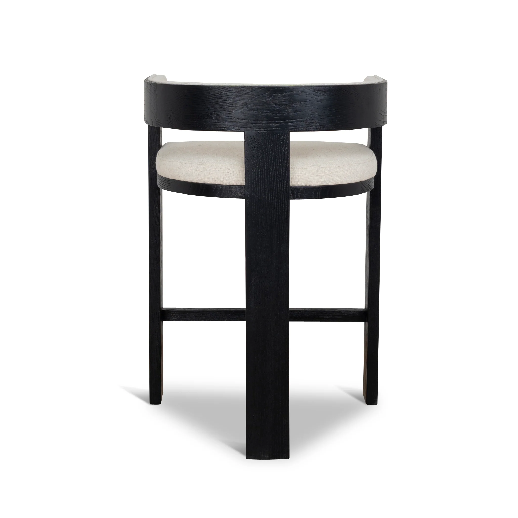 CBS10558-LJ Black ELM Barstool - Dawn Beige - Image 5