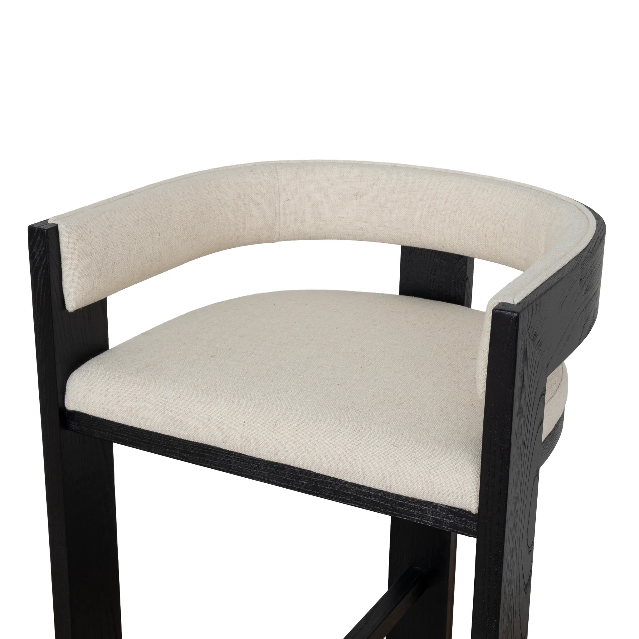 CBS10558-LJ Black ELM Barstool - Dawn Beige - Image 6