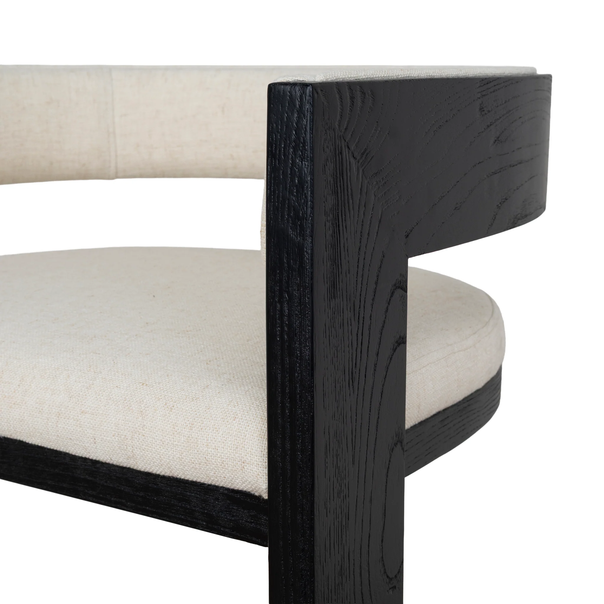 CBS10558-LJ Black ELM Barstool - Dawn Beige - Image 8