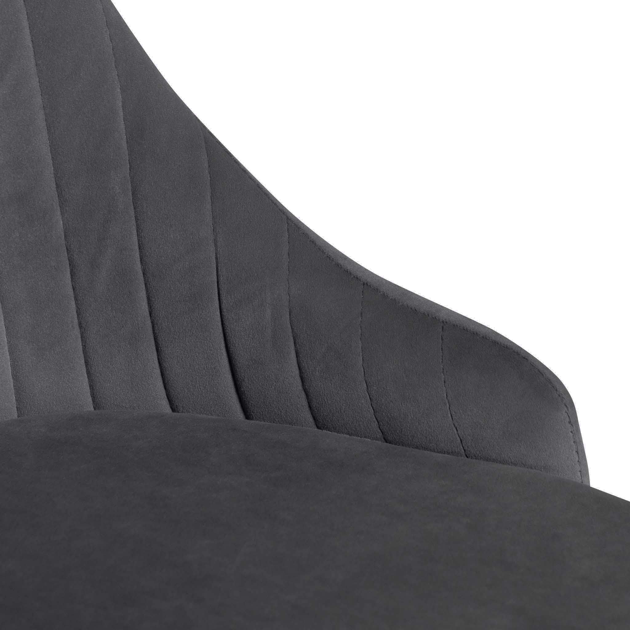 Ex Display - CBS6573-ST 65cm Bar Stool - Grey Velvet - Image 11