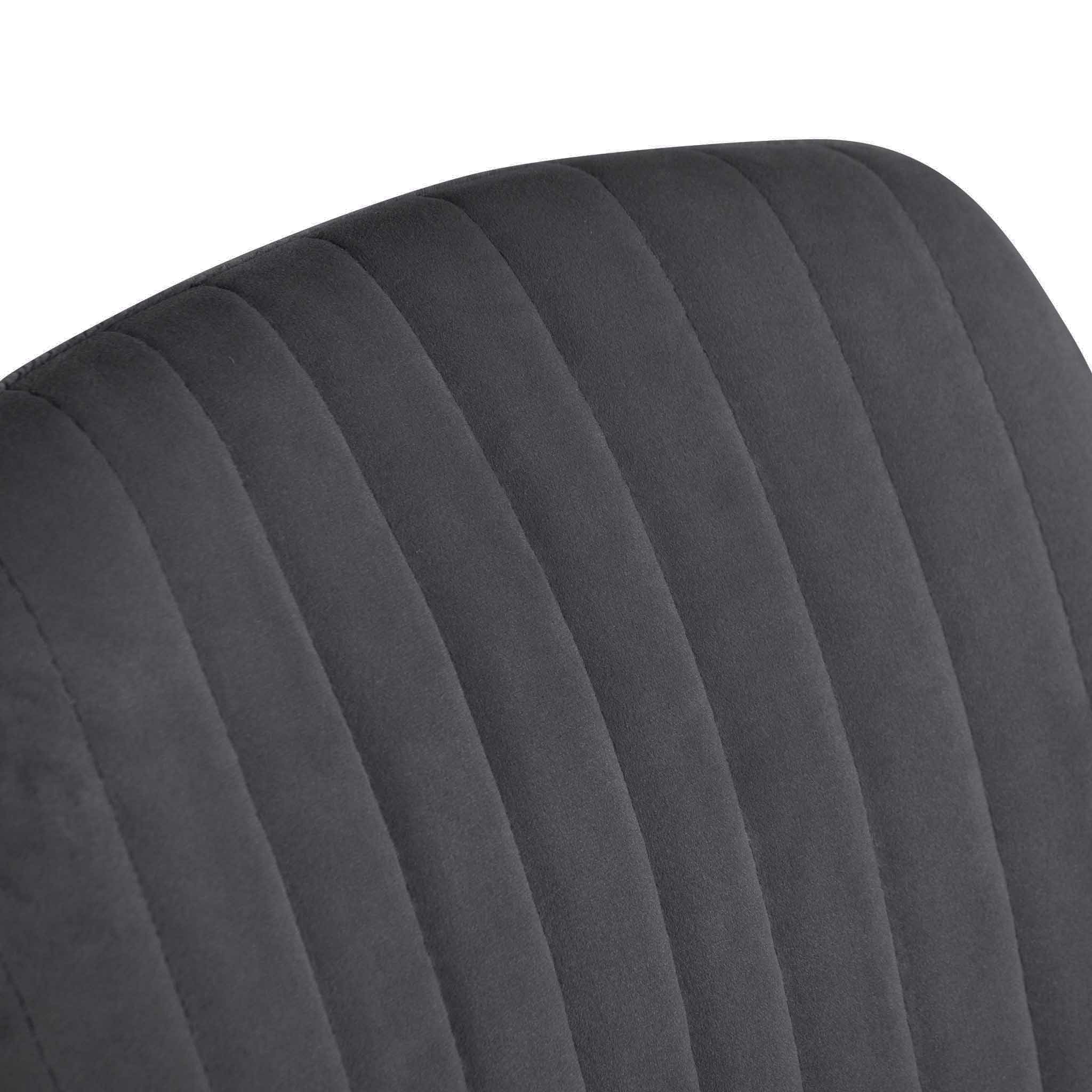 Ex Display - CBS6573-ST 65cm Bar Stool - Grey Velvet - Image 8