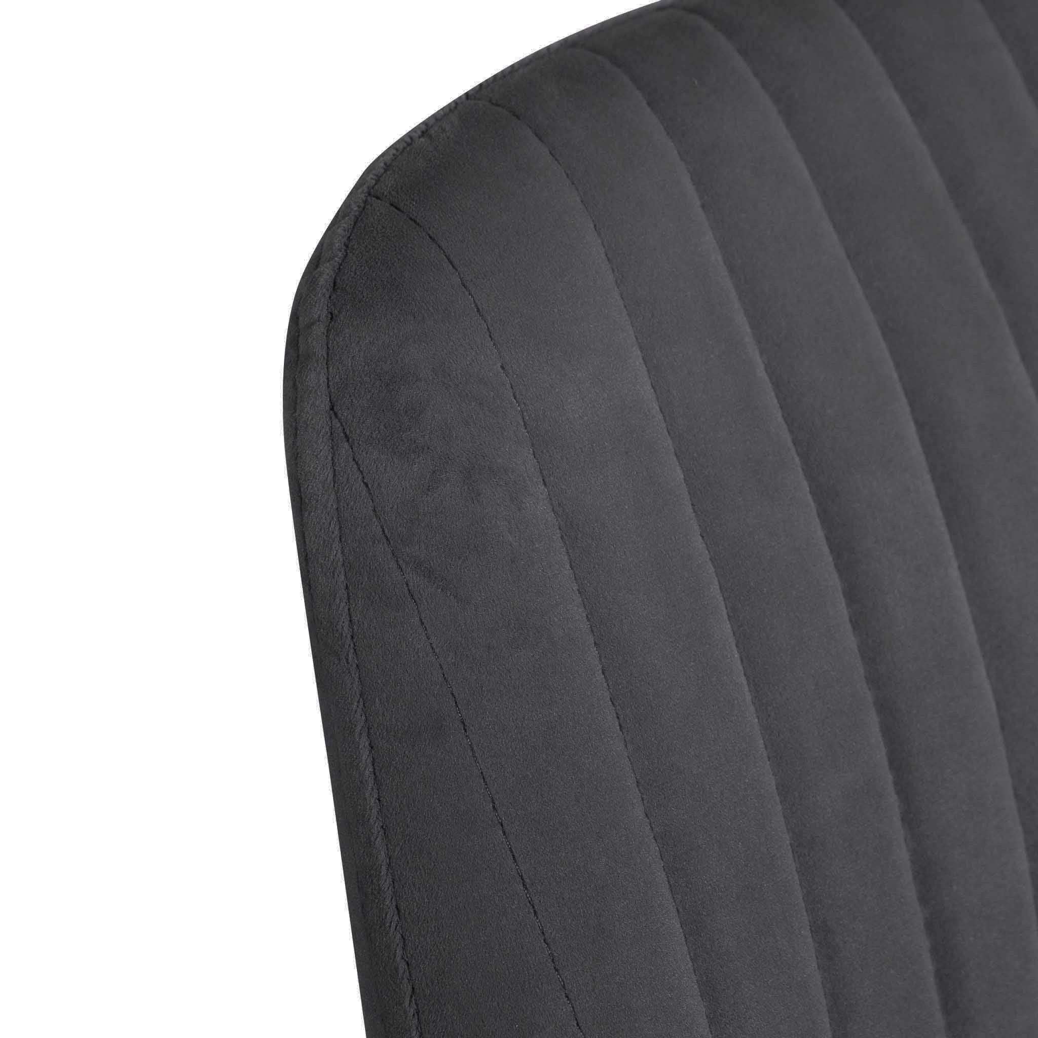 Ex Display - CBS6573-ST 65cm Bar Stool - Grey Velvet - Image 9