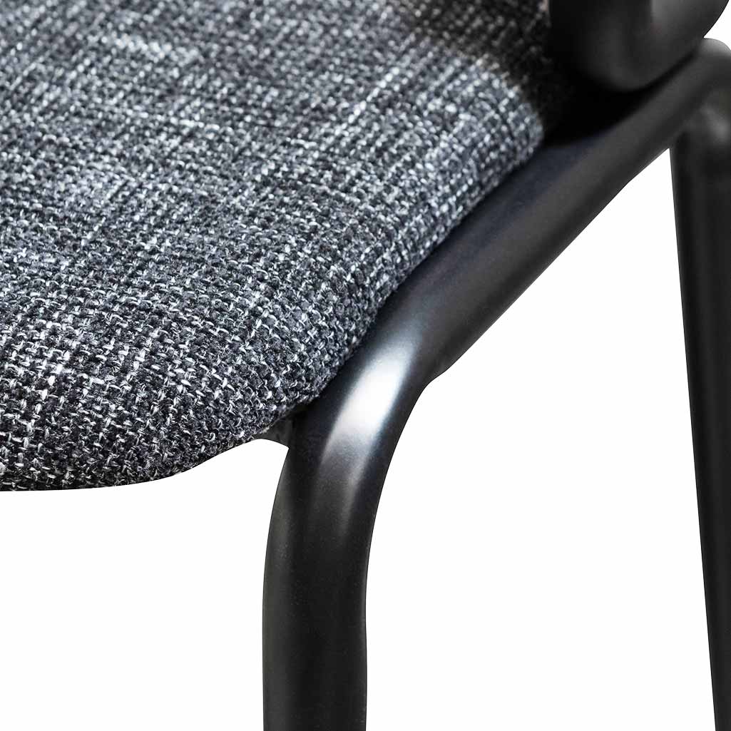 Ex Display - CBS6766-SD 75cm Fabric Bar Stool - Black Legs - Image 10