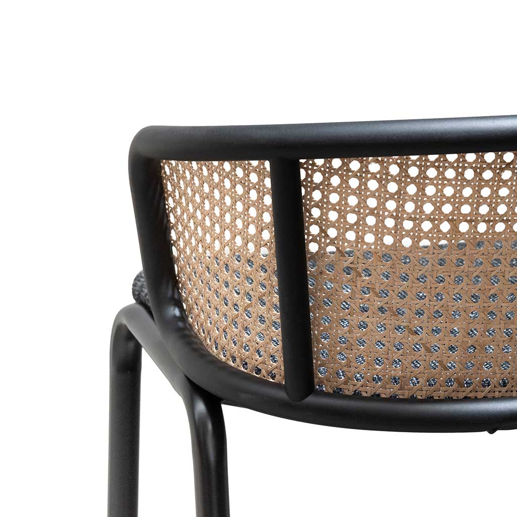 Ex Display - CBS6766-SD 75cm Fabric Bar Stool - Black Legs - Image 7