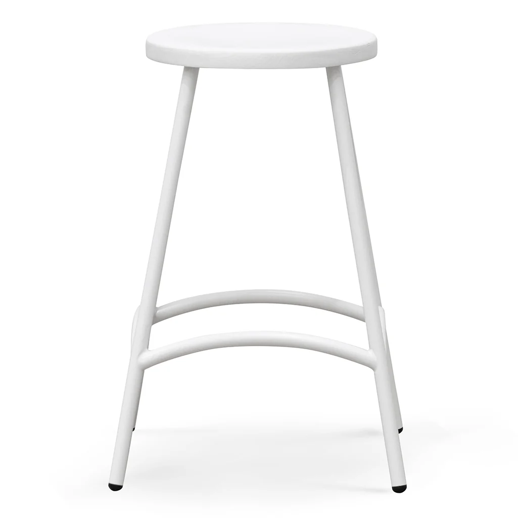 Ex Display - CBS6881-NH 65cm Barstool - White - Image 2