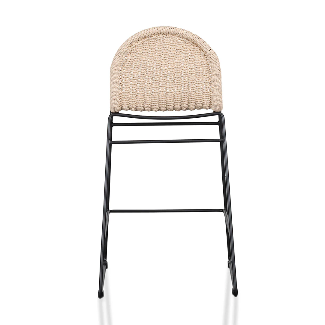 Ex Display - CBS6998-NH 65cm Rattan Barstool - Natural Seat - Image 6