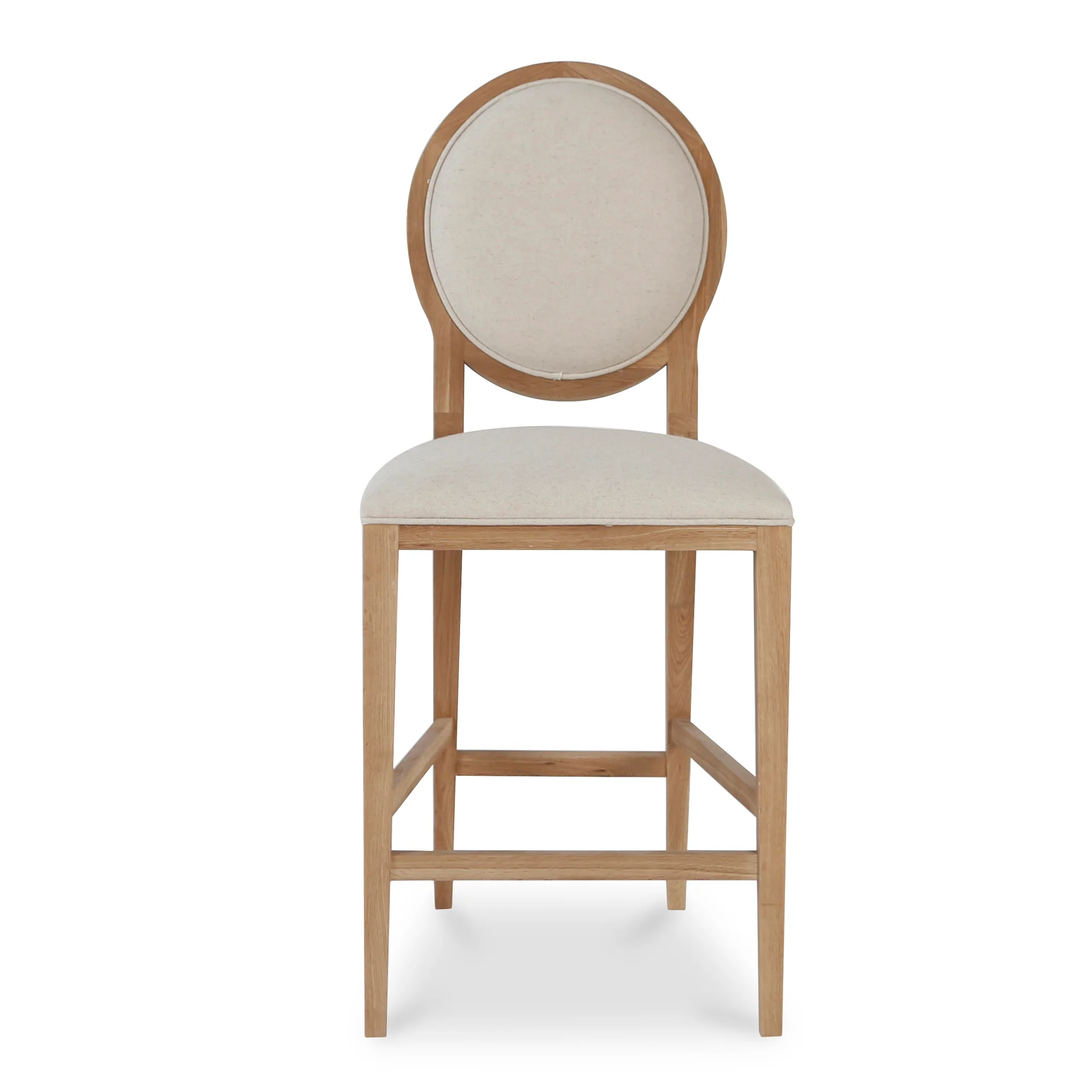 Ex Display - CBS8009-LJ 65cm Bar Stool - Light Beige - Image 2