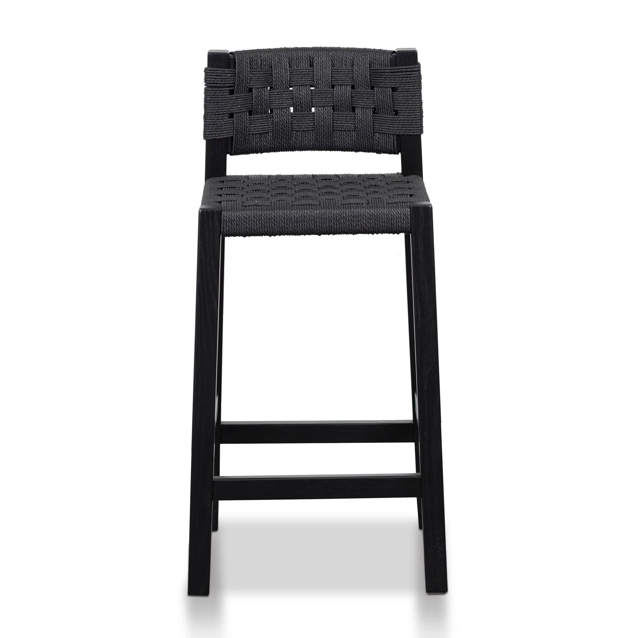 Ex Display - CBS8213-OW Rattan Bar Stool - Black - Image 2