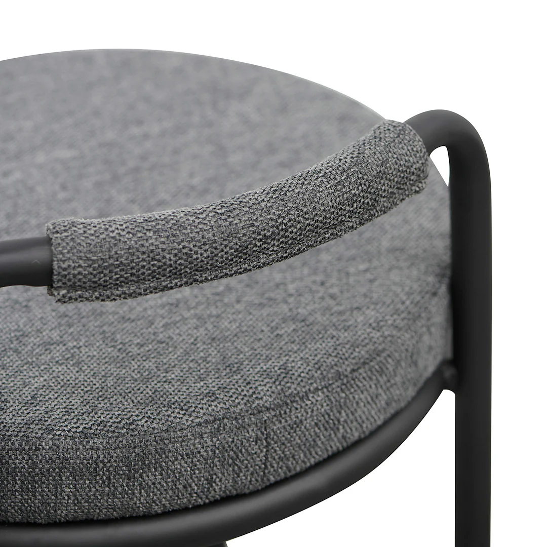 Ex Display - CBS8460-FHx2 65cm Bar Stool - Charcoal Grey - Image 6
