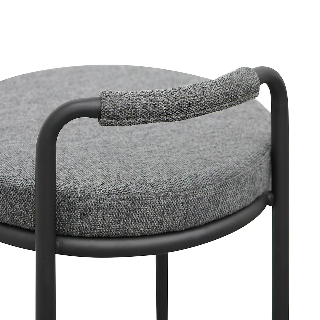 Ex Display - CBS8460-FHx2 65cm Bar Stool - Charcoal Grey - Image 7