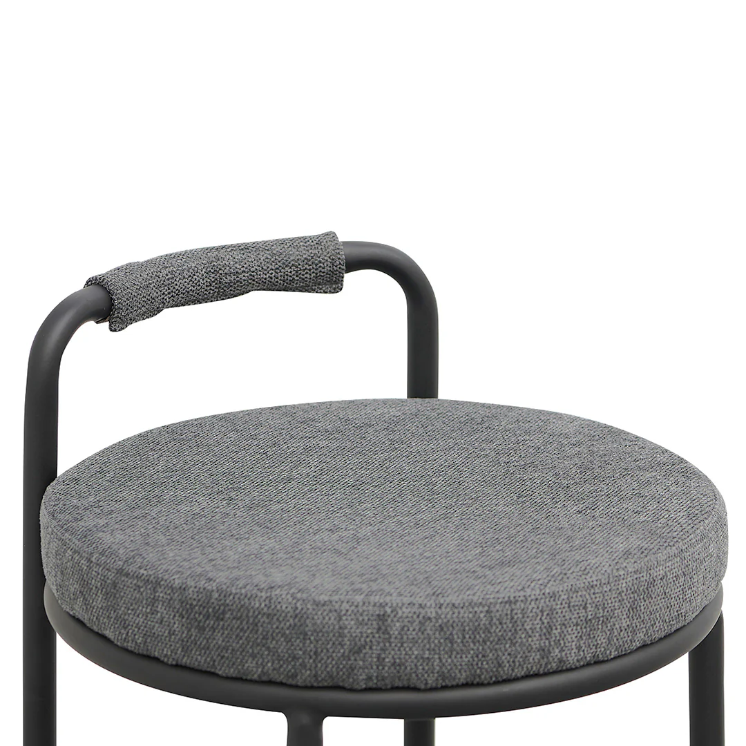 Ex Display - CBS8460-FHx2 65cm Bar Stool - Charcoal Grey - Image 8