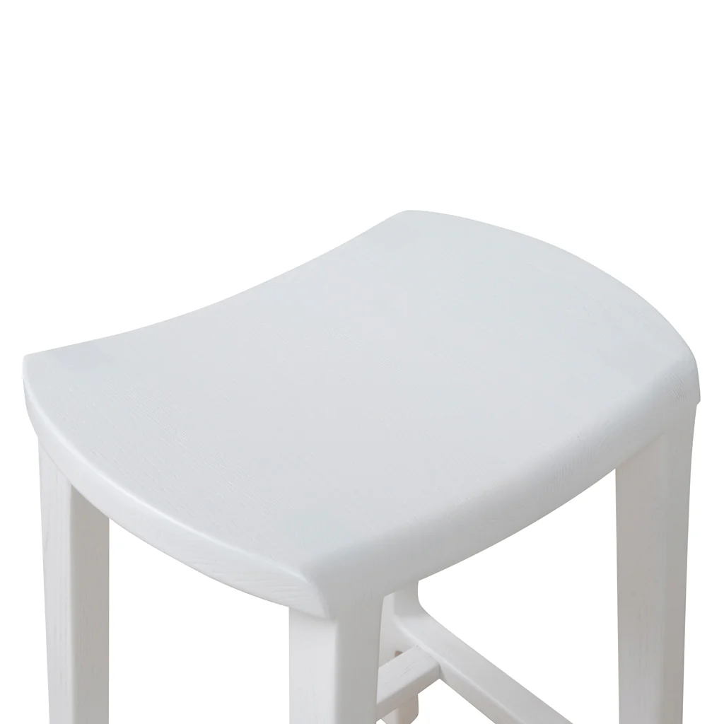 CBS8961-SU 62cm Bar Stool - White - Image 4