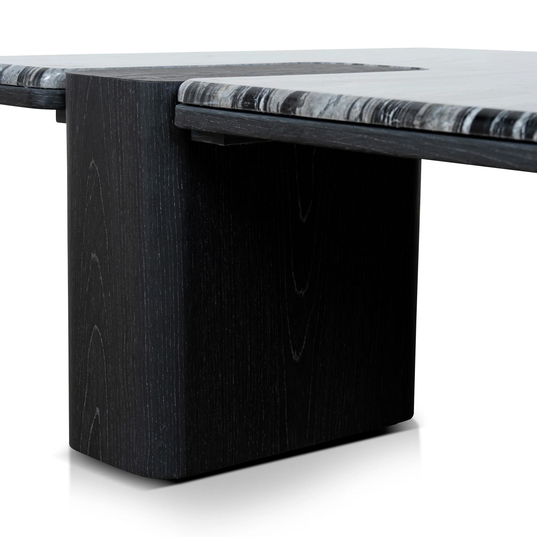 Ex Display - CCF10612-MK 1.2m Marble Coffee Table - Black - Image 13