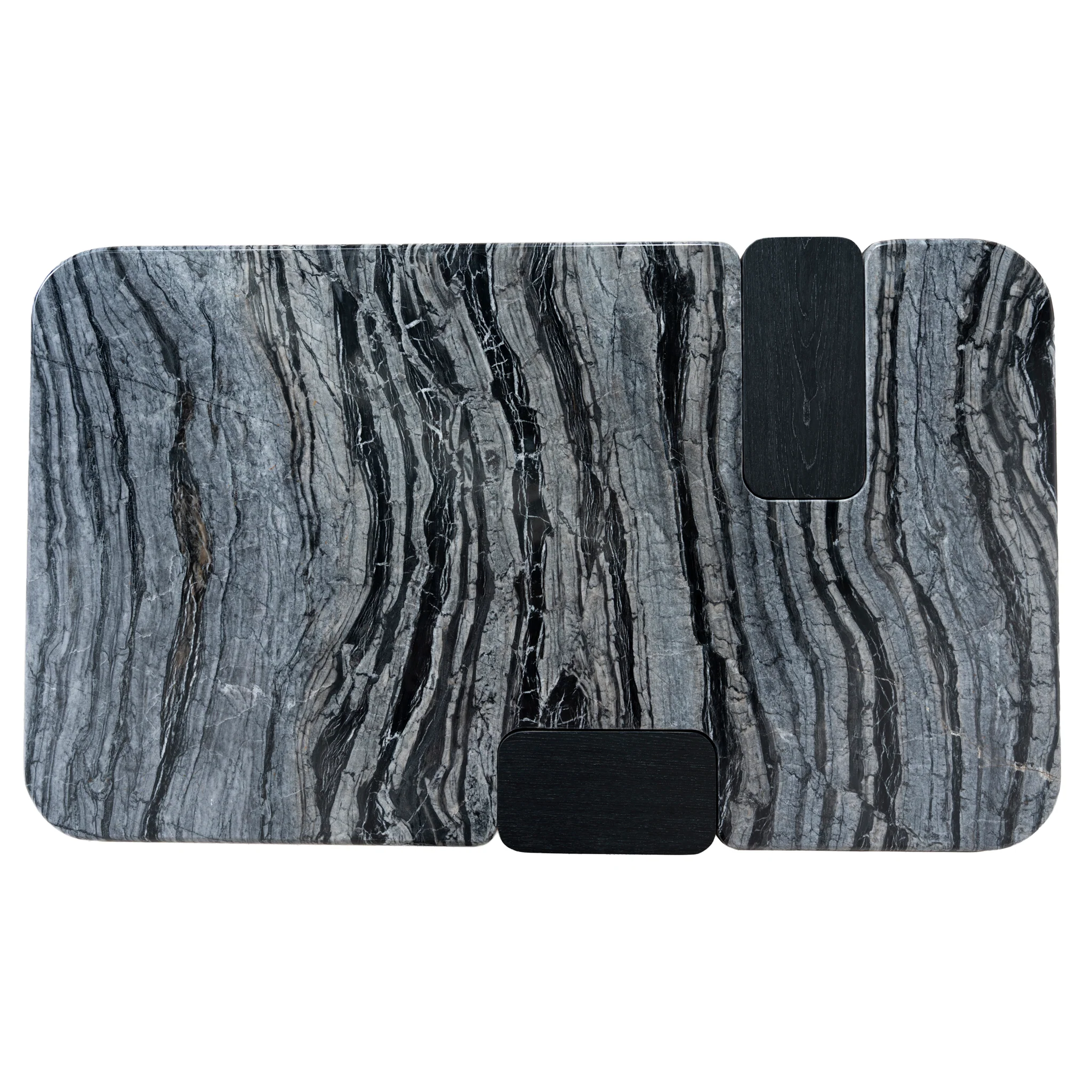 Ex Display - CCF10612-MK 1.2m Marble Coffee Table - Black - Image 15