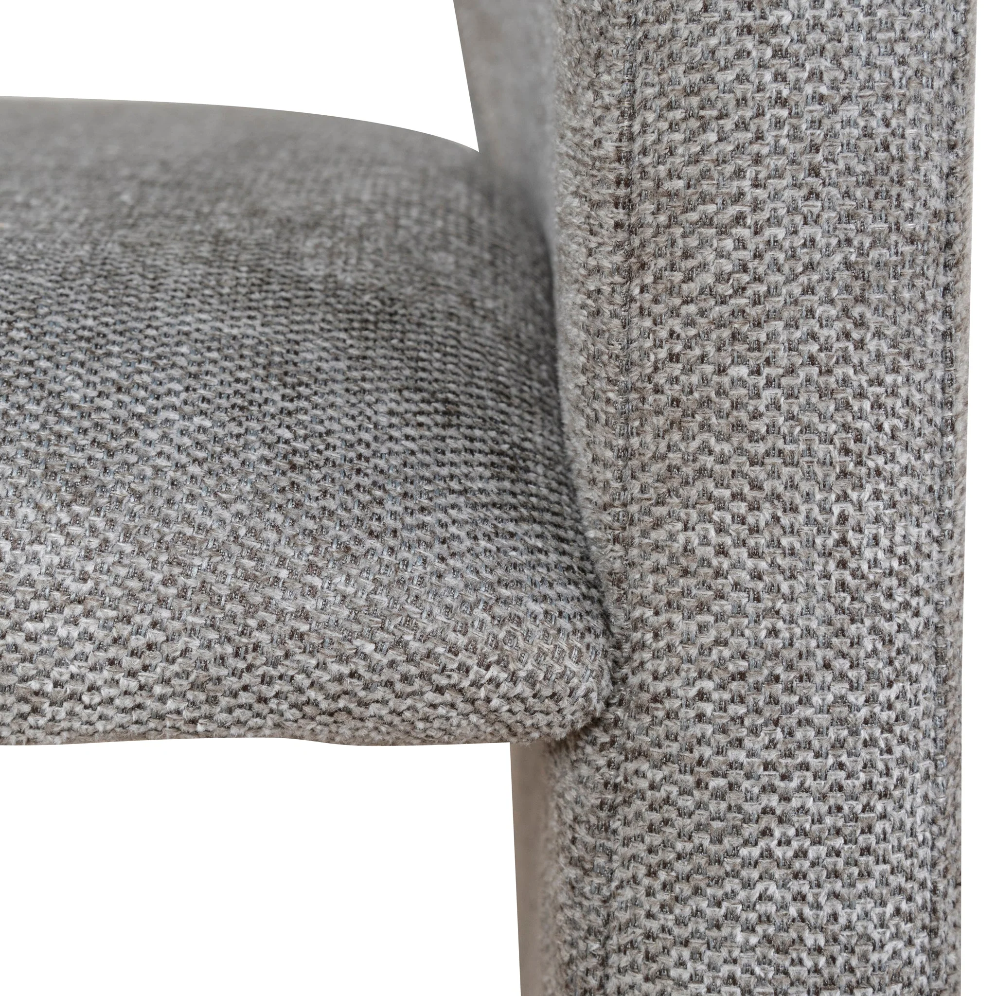 CDC10060-DW Fabric Dining Chair - Spec Smoke Grey (Set of 2) - Image 12