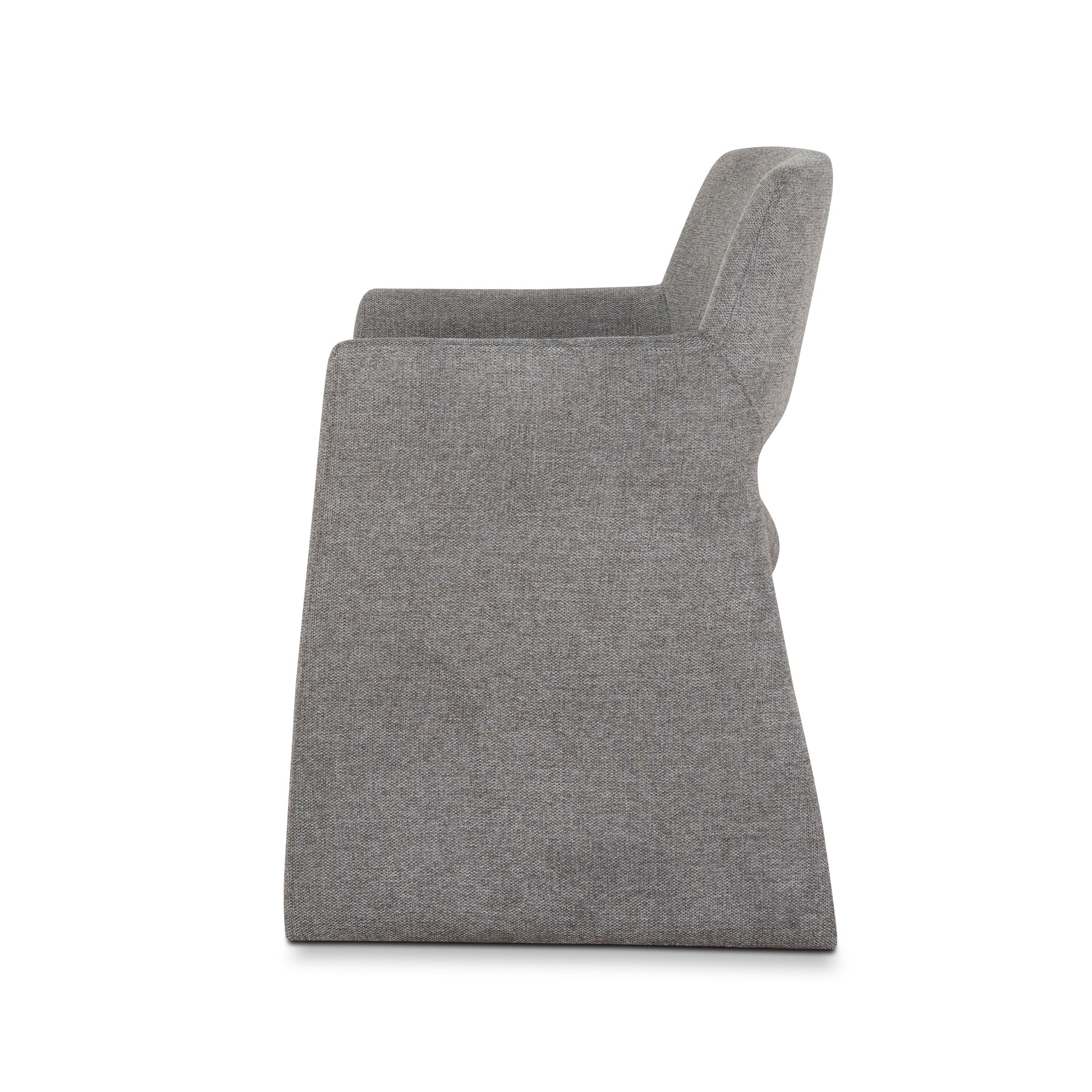 CDC10060-DW Fabric Dining Chair - Spec Smoke Grey (Set of 2) - Image 4