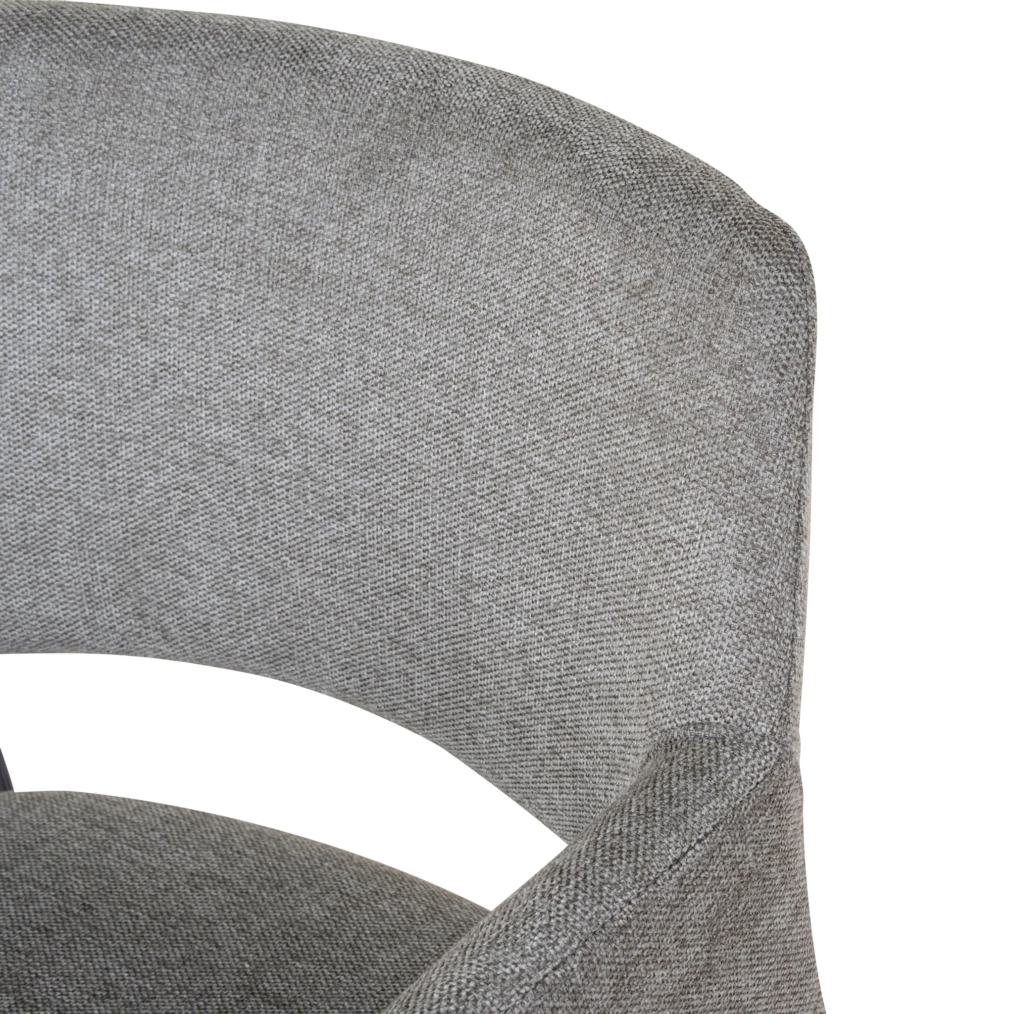 CDC10060-DW Fabric Dining Chair - Spec Smoke Grey (Set of 2) - Image 8