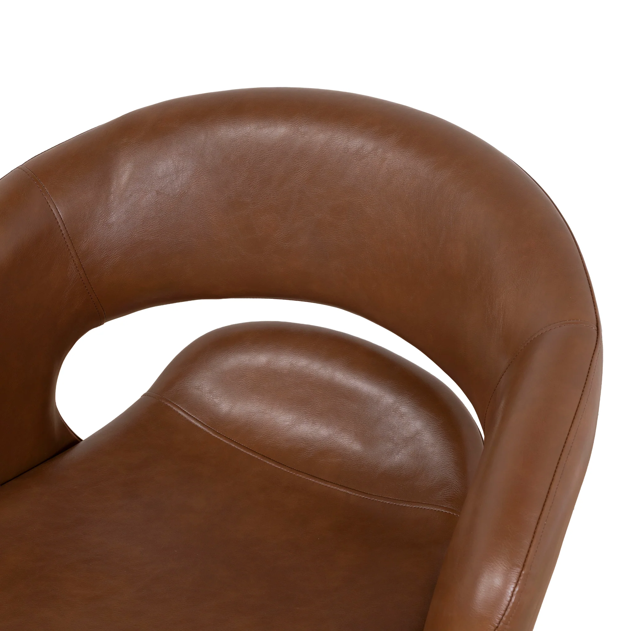 CDC10218-FHx2 Black Dining Chair - Antique Brown (Set of 2 ) - Image 8