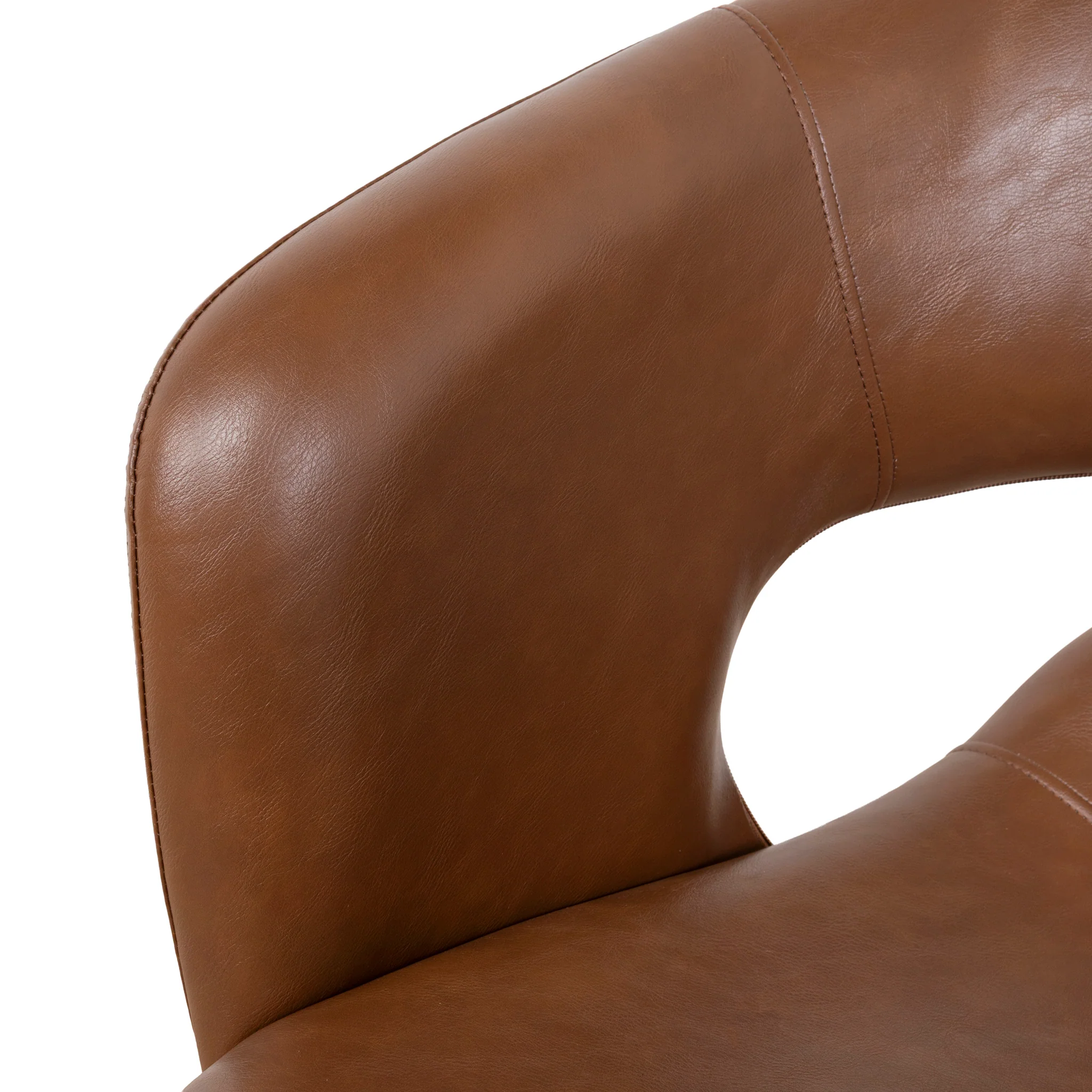 CDC10218-FHx2 Black Dining Chair - Antique Brown (Set of 2 ) - Image 10