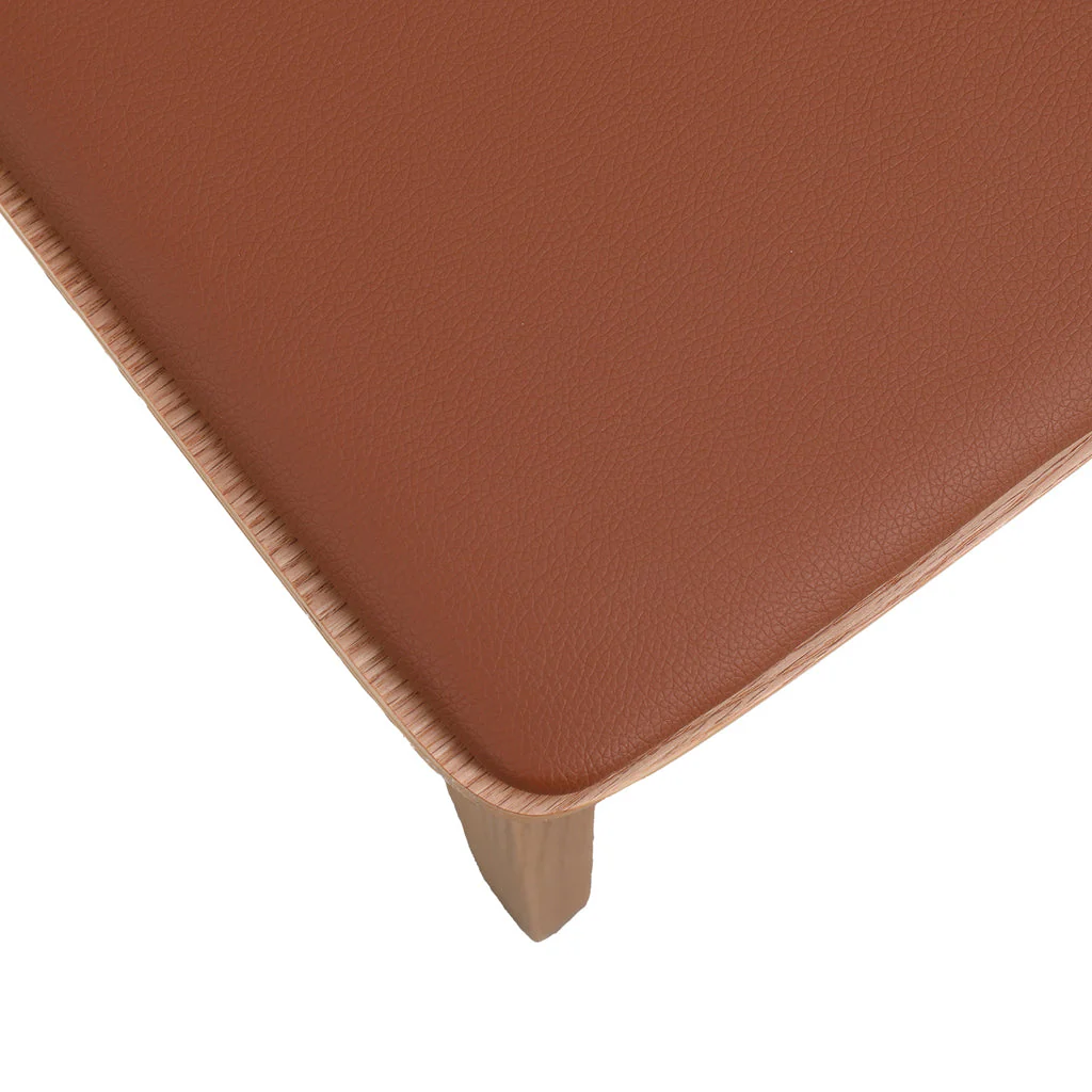 CDC10290-SD Natural Dining Chair - Brown Seat (Set of 2) - Image 7