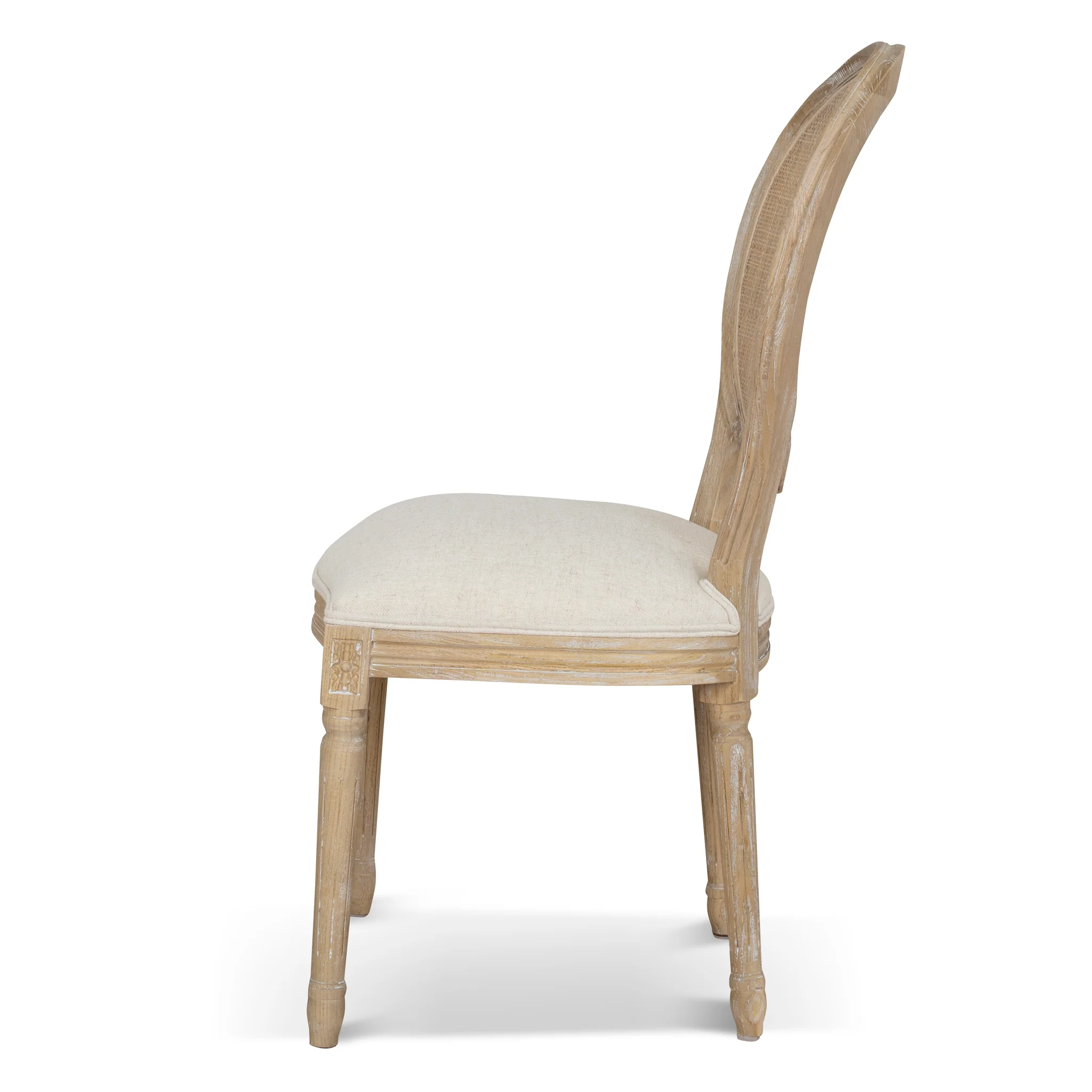 Ex Display - CDC10552-LJ ELM Dining Chair - Dawn Beige - Image 2