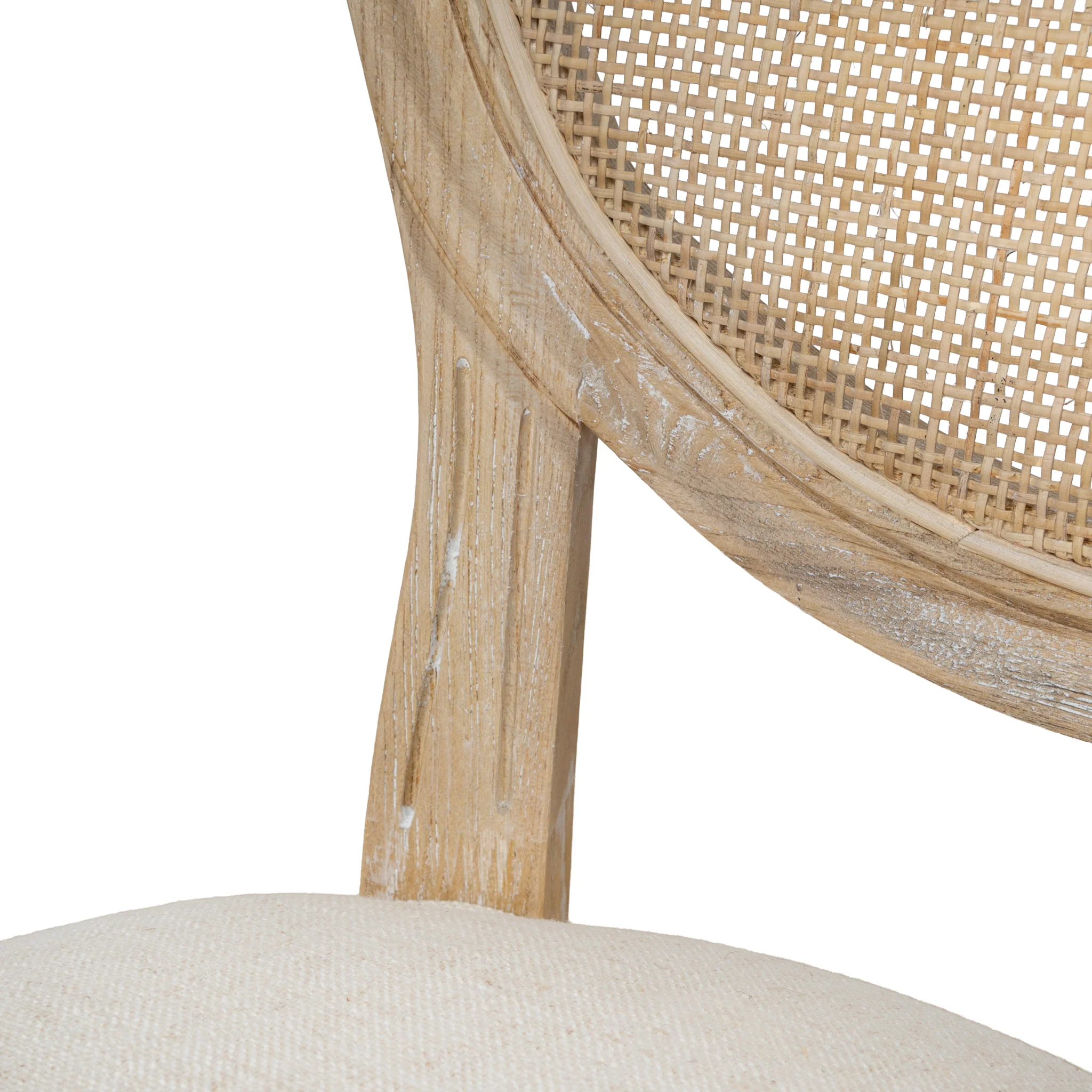 Ex Display - CDC10552-LJ ELM Dining Chair - Dawn Beige - Image 8