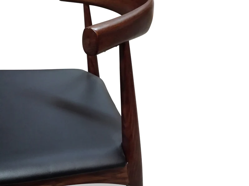 Ex Display - CDC181  Elbow Dining Chair - Dark Brown - Image 4