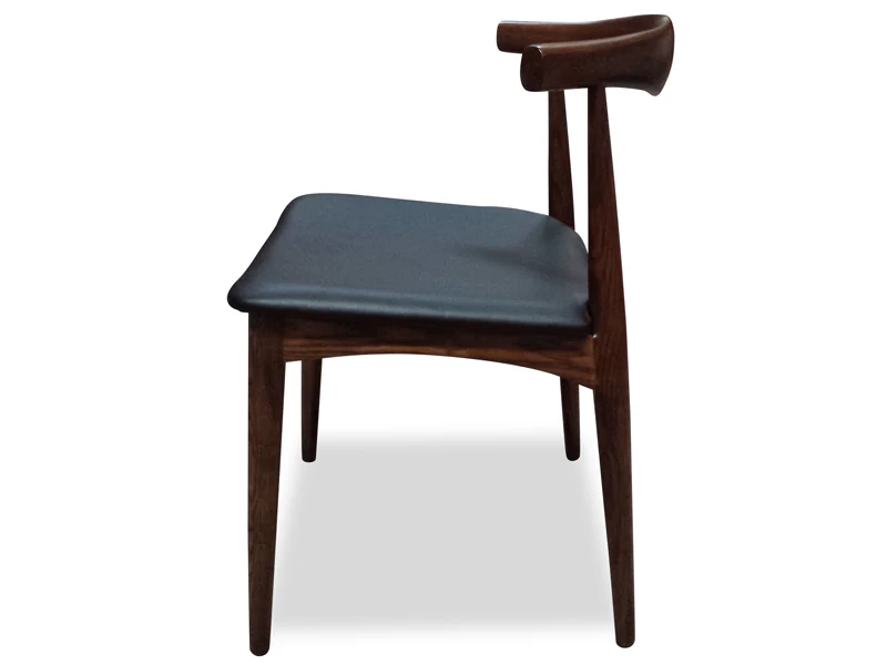 Ex Display - CDC181  Elbow Dining Chair - Dark Brown - Image 5
