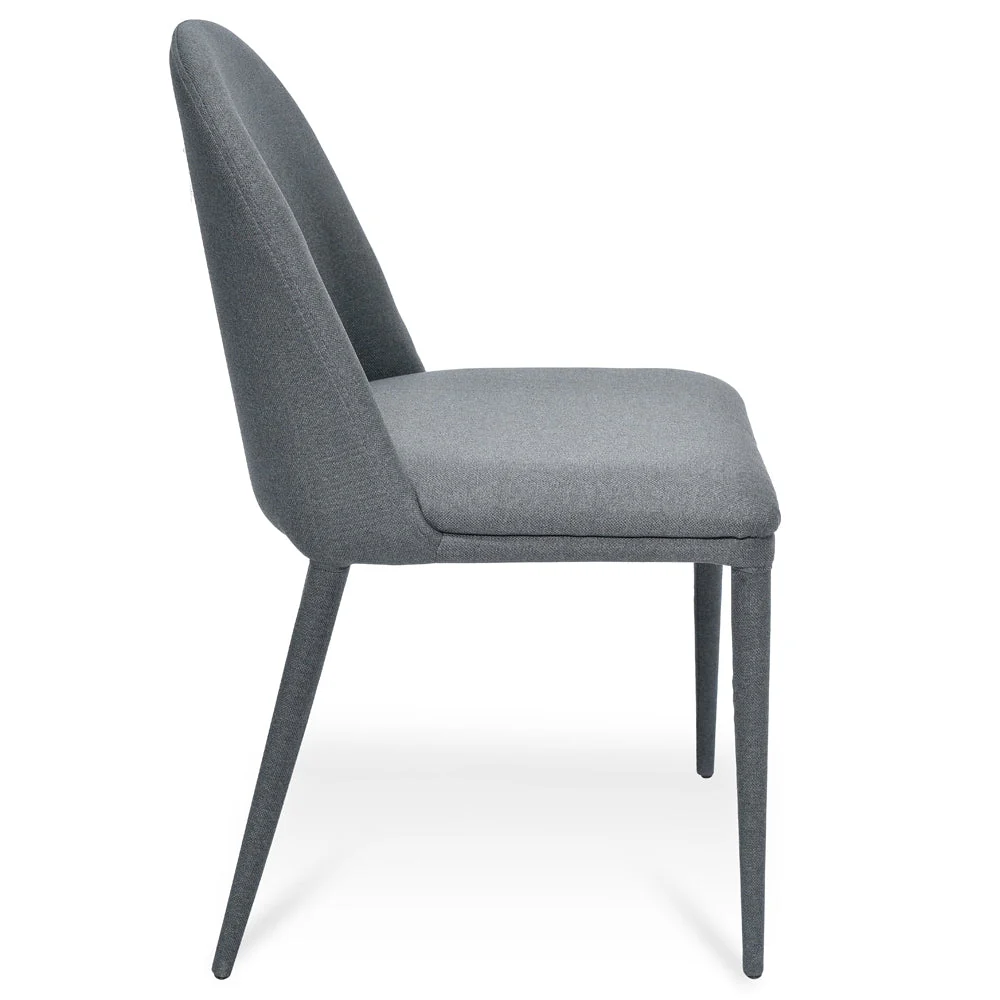 Ex Display - CDC2236-EI Fabric Dining Chair - Gunmetal Grey - Image 4