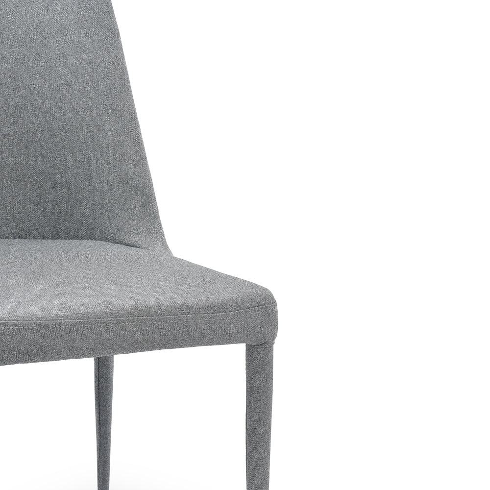 Ex Display - CDC2240-EI Fabric Dining Chair - Coin Grey - Image 7