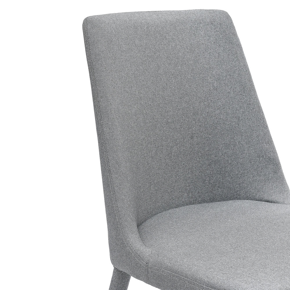 Ex Display - CDC2240-EI Fabric Dining Chair - Coin Grey - Image 8