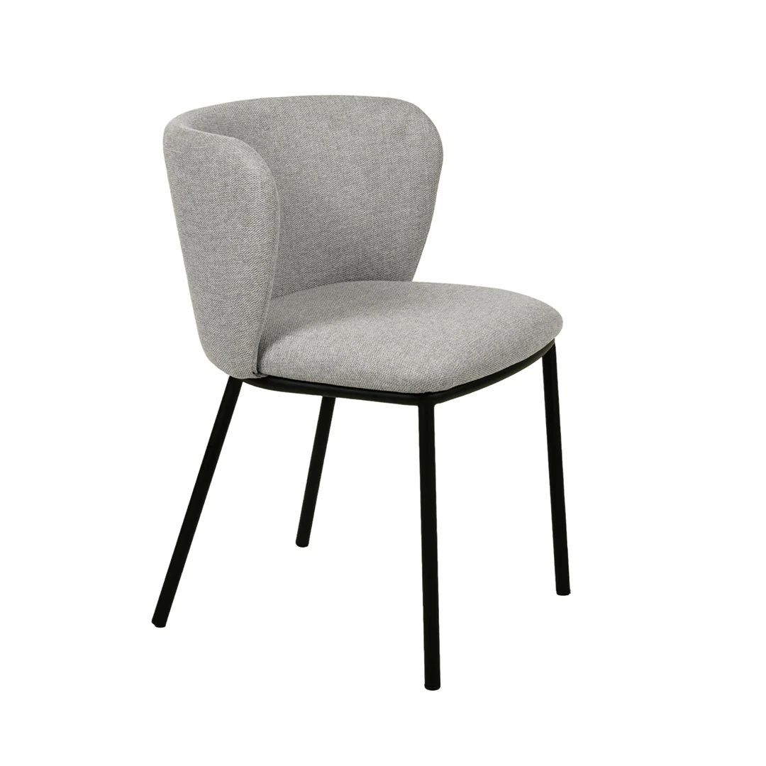 Ex Display - CDC8419-FH Fabric Dining Chair - Coastal Light Grey - Image 3