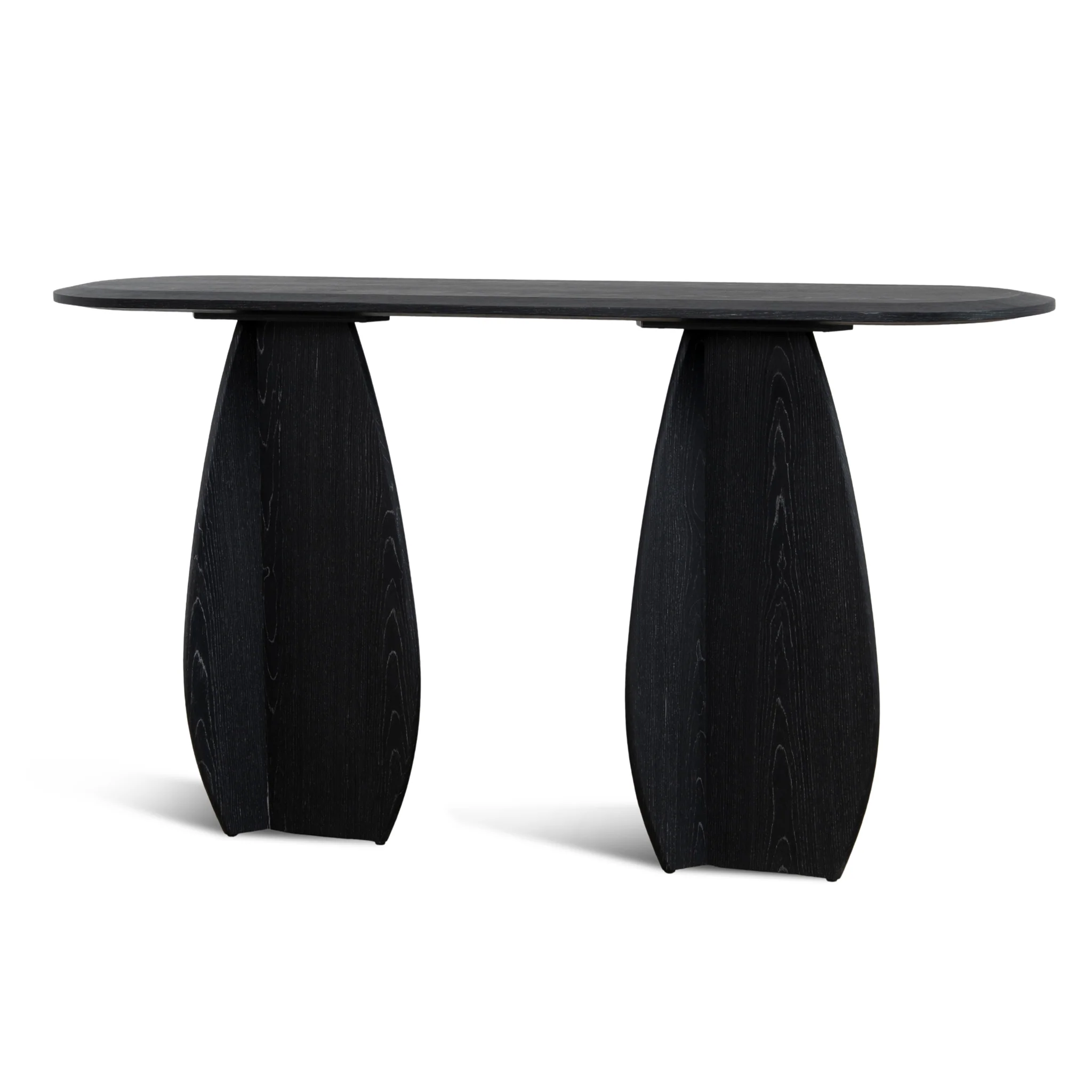 Ex Display - CDT10609-MK 1.5m Oval Console Table - Black Oak