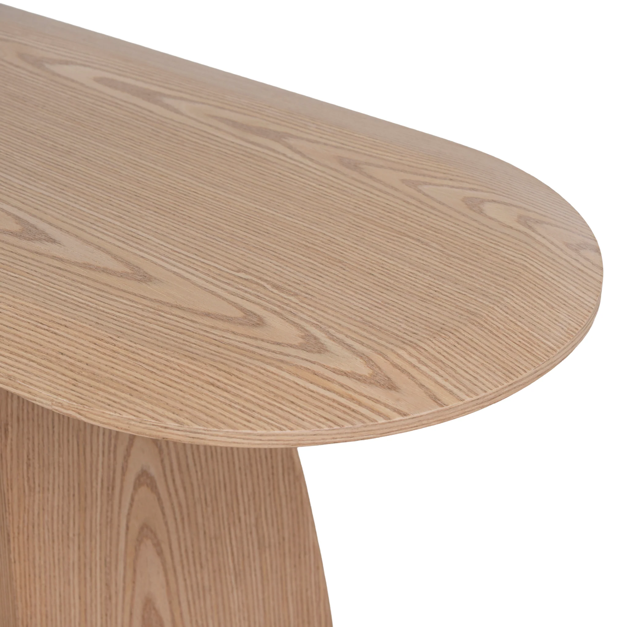 Ex Display - CDT10610-MK 1.5m Oval Console Table - Natural Oak - Image 10
