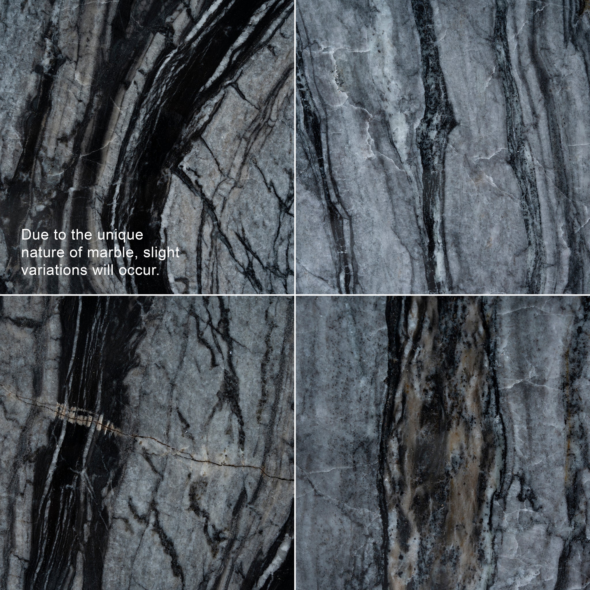 Ex Display - CDT10658-MK 2.2m Black Marble Dining Table - Black - Image 15