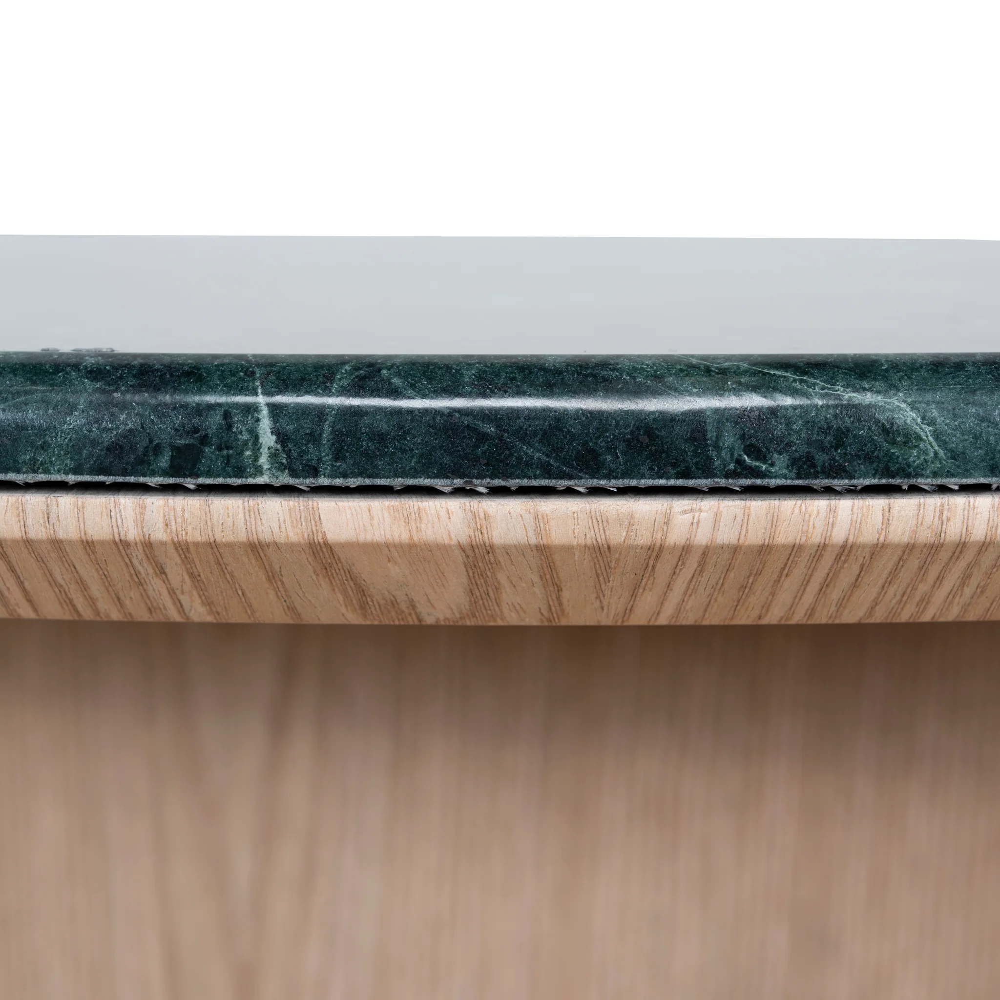Ex Display - CDT10659-MK 2.2m Green Marble Dining Table - Natural - Image 6