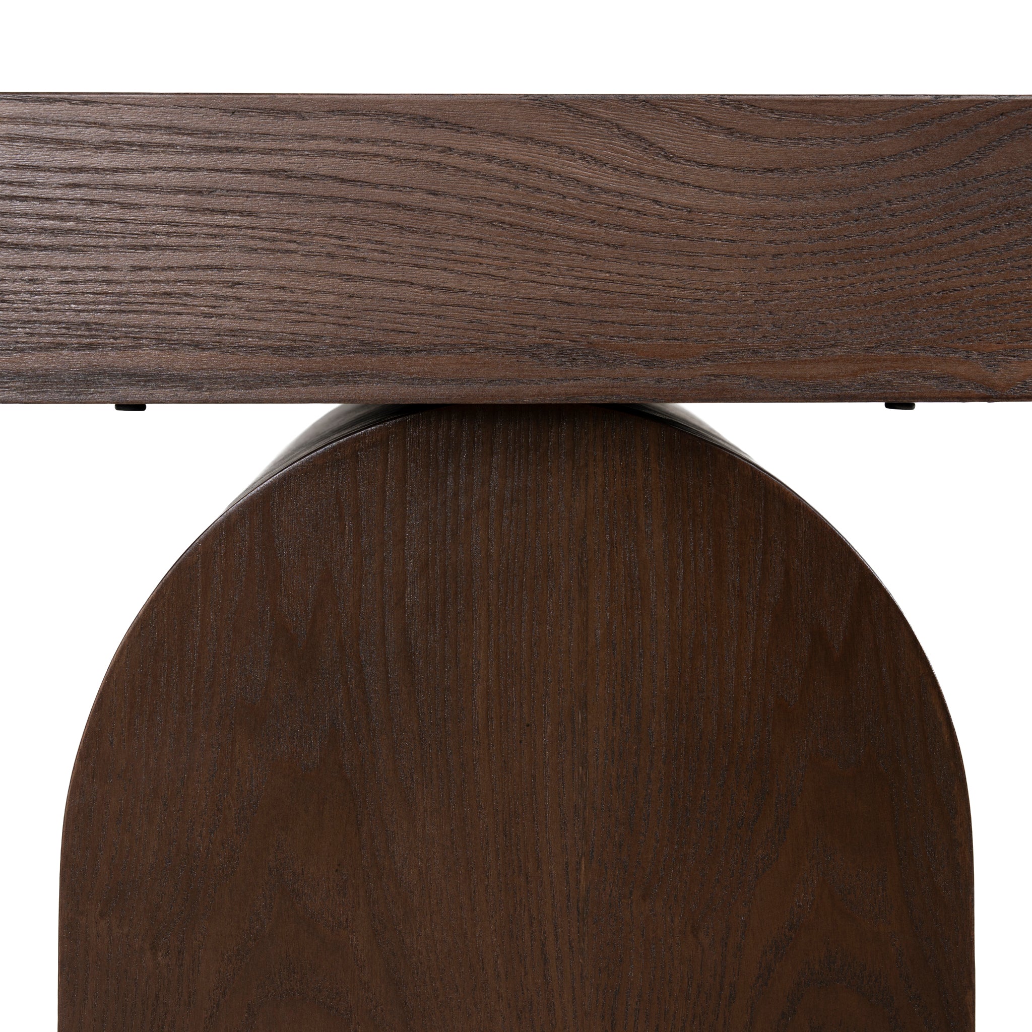 CDT10891-NI 1.9m New Elm Console Table - Walnut - Image 8