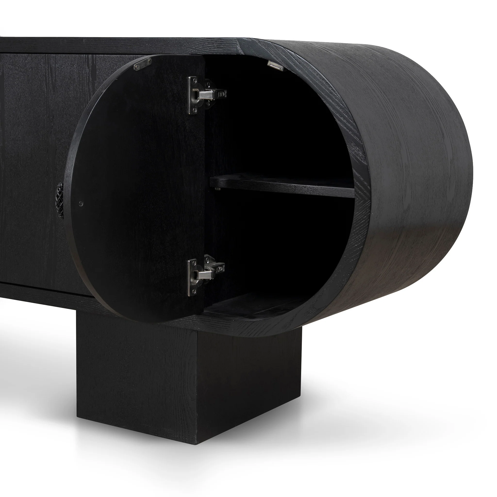 CDT12154-NI 2.2m Sideboard Unit - Full Black - Image 6