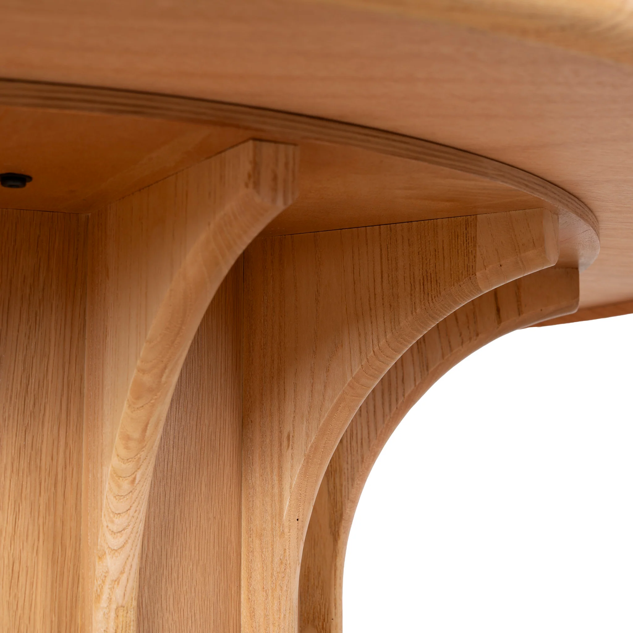 CDT12352-NI 1.2m Round Dining Table - Natural - Image 7