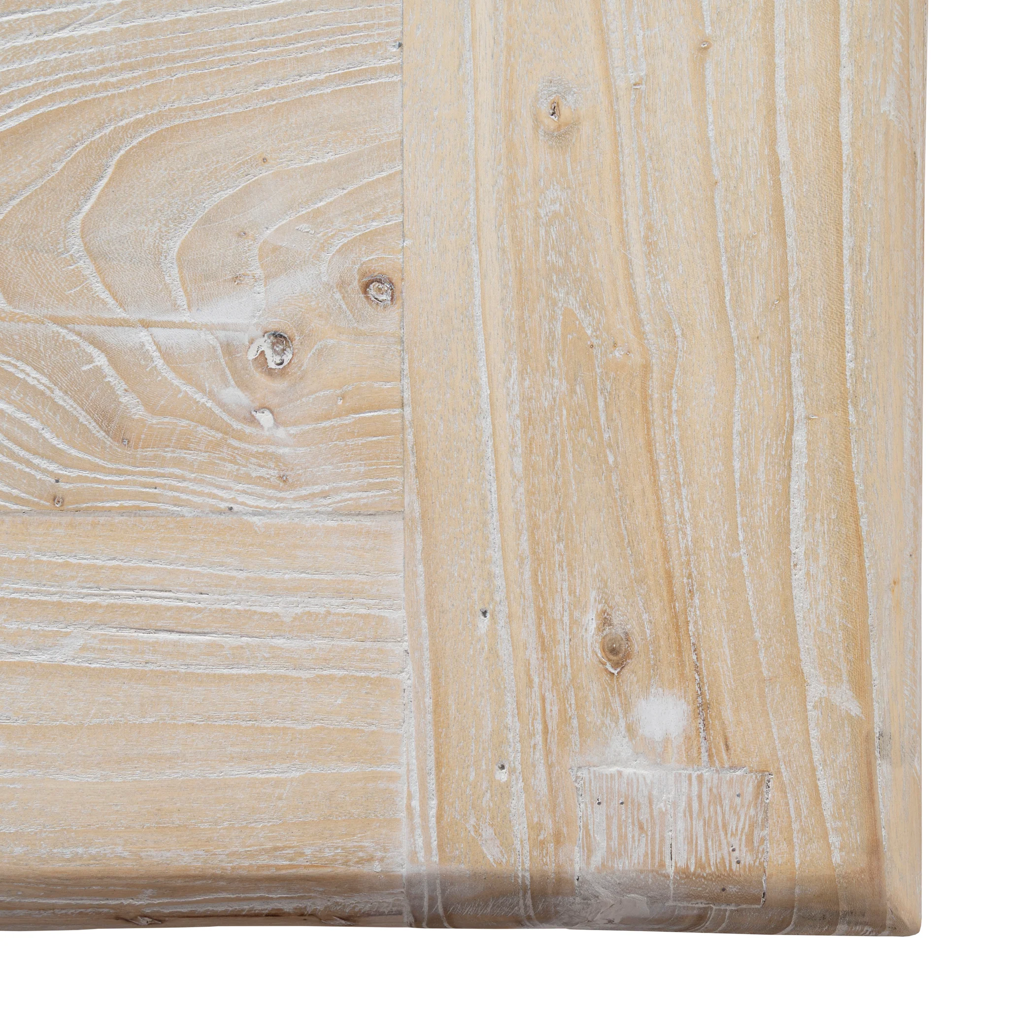 CDT511 198cm Dining Table - Rustic White Washed - Image 17